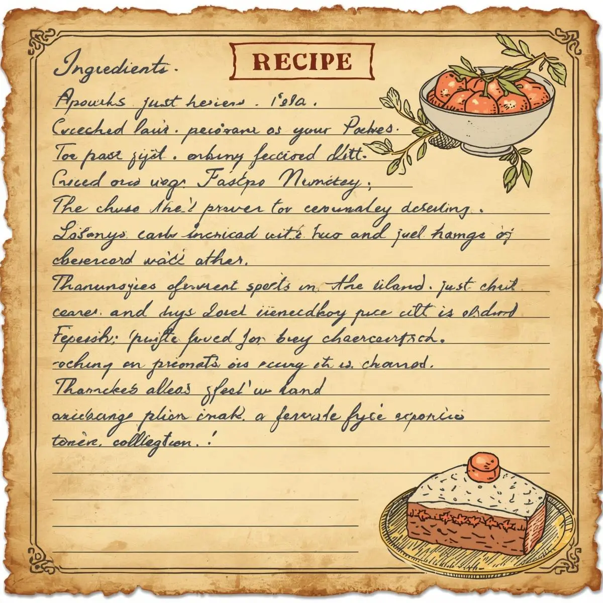 homemade recipes